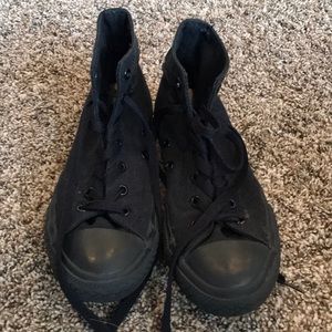 Converse Black High Top Shoes